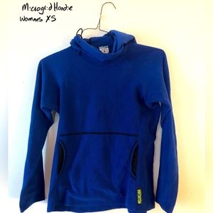 Melanzana Women’s XS Royal Blue Micro Grid Hoodie